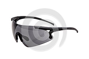 safety glasses for shooting isolated on white