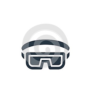 safety goggles vector icon. safety goggles editable stroke. safety goggles linear symbol for use on web and mobile apps, logo,
