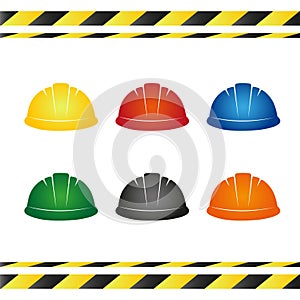 Safety helmet. Safety helmet icon vector. Construction icon. Hard hat. under construction.
