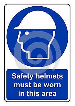 Safety helmets must be worn