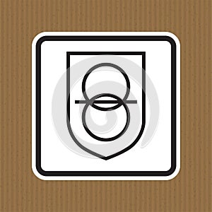 Safety Isolating Transformer Symbol Sign Isolate On White Background,Vector Illustration EPS.10