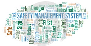 Safety Management System word cloud.