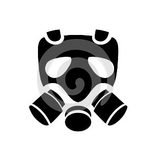 Safety mask, Chemical face mask vector illustration logo icon