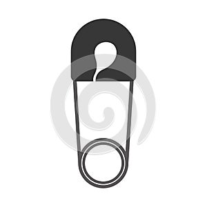 Safety pin icon image
