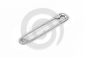 Safety pin - photorealistic 3d render