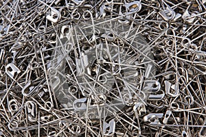 Safety pins background photo