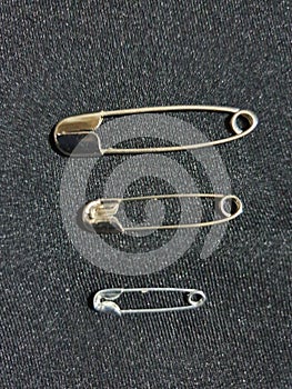 Safety pins. Its needed equipment