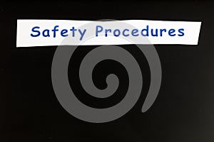 Safety procedures manual health protection work procedure safe prevention