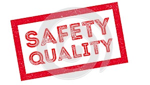 Safety Quality rubber stamp