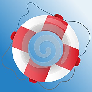 Safety ring vector icon