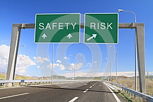 Safety or risk. Make a choice