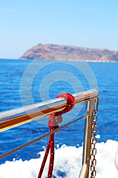 safety rope mediterranean sea