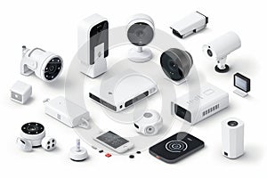 Safety and safeguarding of content distribution through smart algorithms and camera monitoring on digital platforms. photo