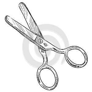 Safety scissors sketch