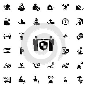 safety and securityicon. insurance icons universal set for web and mobile