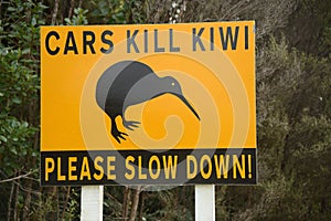 Safety signs for Kiwi in New Zealand