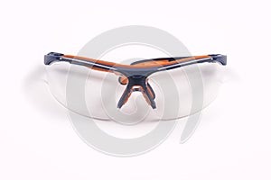 Safety Spectacles on White Background