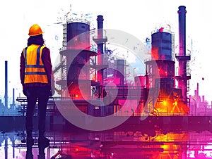 Safety Standards conception Work safety concept. safety first, protections, health, regulations and insurance. Working