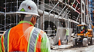 Safety is a top priority for the foreman who constantly monitors workers and equipment to ensure all protocols are