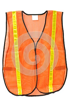 Safety vest isolated