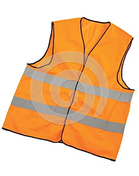 Safety vest isolated