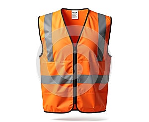 Safety Vest Isolated on White Background
