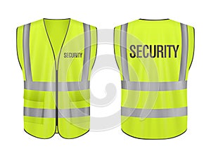 Safety vest security set