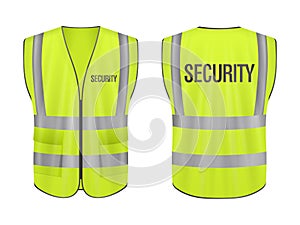 Safety vest security set photo