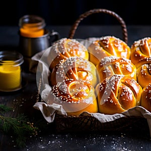 Saffron Buns: Flavorsome Swedish Sweet Buns for Advent and Christmas