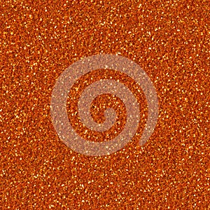 Safron, orange glitter texture christmas background. Seamless square texture. photo
