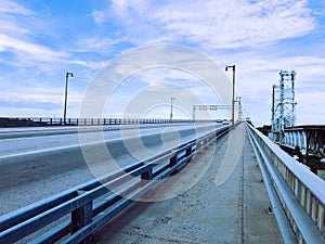 The Sagadahoc Bridge in Maine photo