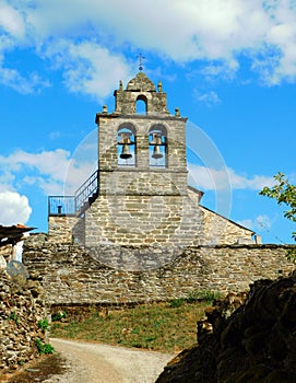 church of Sagallos in the Zamora province photo