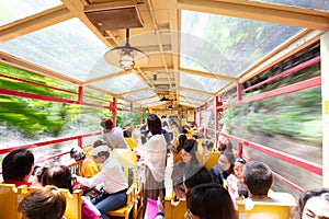 The Sagano Romantic Train Kyoto Japan