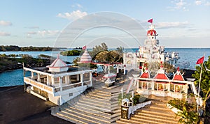 Sagar Shiv Mandir Hindu Temple on Mauritius Island