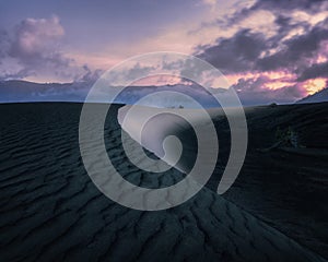 Sagara Wedi in the area of Mount Bromo, East Java, Indonesia