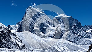 Sagarmantha national park, Cholatse peak in Nepal, Asia