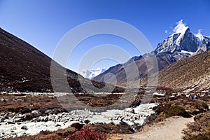 Sagarmatha national park, Nepalese himalayas. Spectacular views.