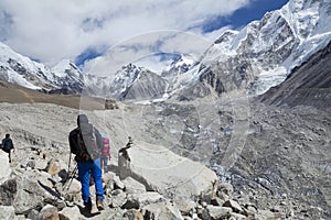 Sagarmatha national park, Nepalese himalayas. Spectacular views.