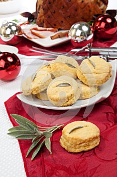 Sage Biscuits and Roasted Spiced Ham photo