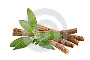 Sage and licorice roots