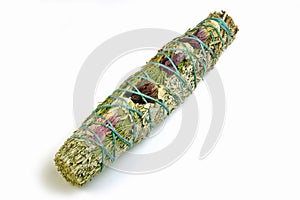 Sage smudge stick photo