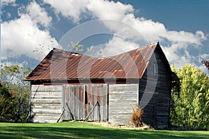 Sagging barn