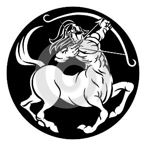 Centaur Sagittarius Zodiac Sign photo