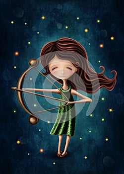 Sagittarius astrological sign girl