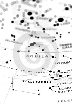 Sagittarius on star map B