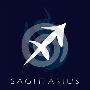 Sagittarius zodiac symbol. Predicting the future with the signs of the zodiac. photo