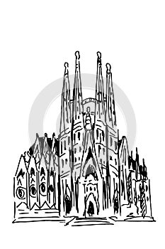 Sagrada Familia Barcelona. Spain. photo