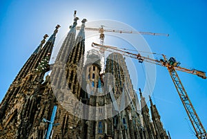 Sagrada Familia. Basilica and Expiatory Church of the Holy Family