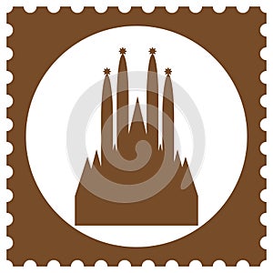 sagrada familia. Vector illustration decorative design