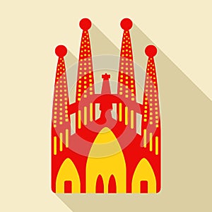 Sagrada Familia. Vector illustration